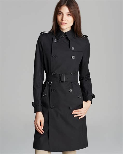 burberry trench coat with black &|Burberry kensington trench coat black.